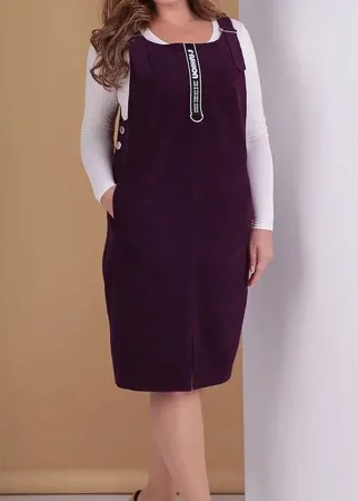 Платье Hit-275/2 Тэнси В цвете: Фиолетовый; Размеры: 56,58,60,62,64,50,52,48,54
