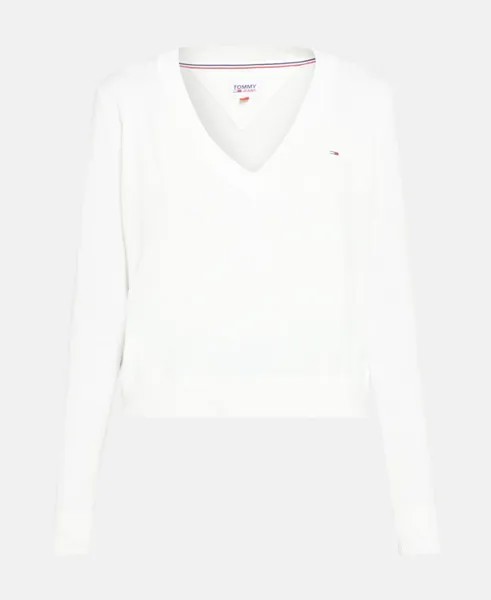 Джемпер с длинными рукавами Tommy Jeans, цвет Wool White