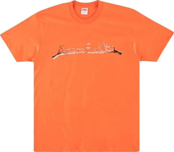 Футболка Supreme f*ck You Tee 'Orange', оранжевый