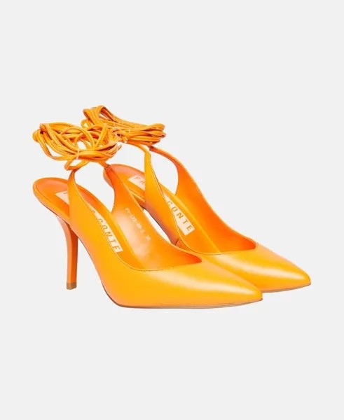Туфли-лодочки с пяткой на пятке Paolo Conte, оранжевый