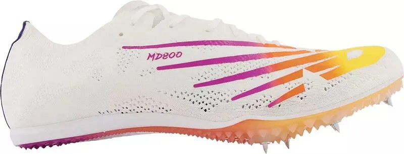 Мужские легкоатлетические кроссовки New Balance MD800 V8, белый/оранжевый