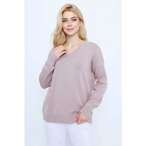 Джемпер KHAN Cashmere, размер L-XL, , розовый