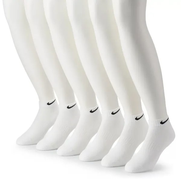 Мужские низкие тренировочные носки Nike с низкой посадкой на каждый день, 6 пар