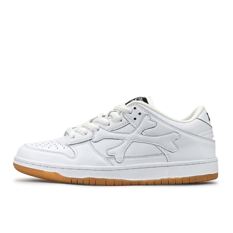 Кроссовки LuzaoT SUPER DRAG Skateboarding Shoes Unisex Low-top, черный/белый