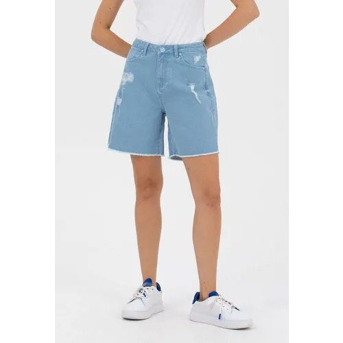 Бермуды  U.S. POLO ASSN., карманы, размер L, голубой