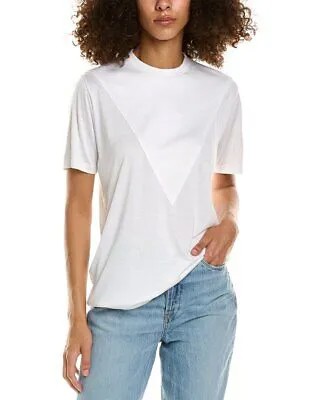 Женская футболка Burberry из шелковой смеси