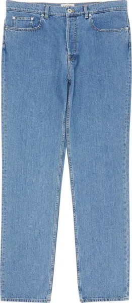 Джинсы Lanvin Curb Fit Jeans 'Light Blue', синий