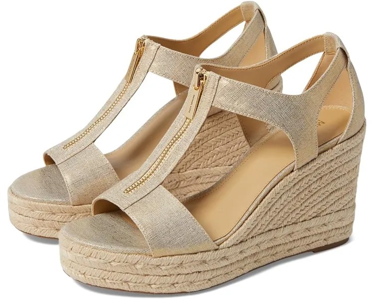 Туфли MICHAEL Michael Kors Berkley Mid Wedge, цвет Pale Gold 1