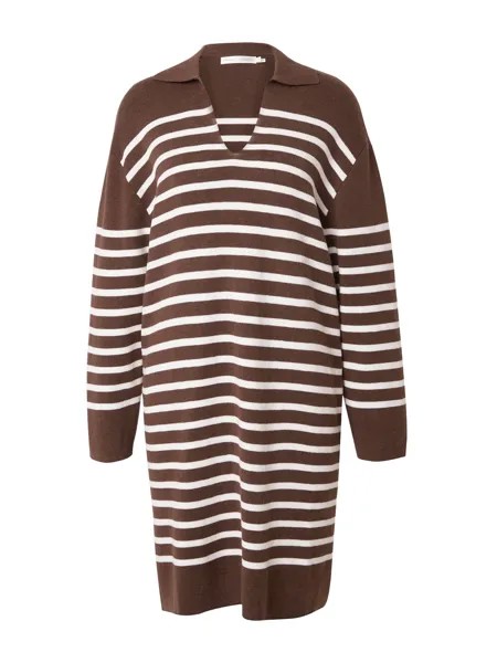 Вязанное платье Inwear Ropa, коричневый