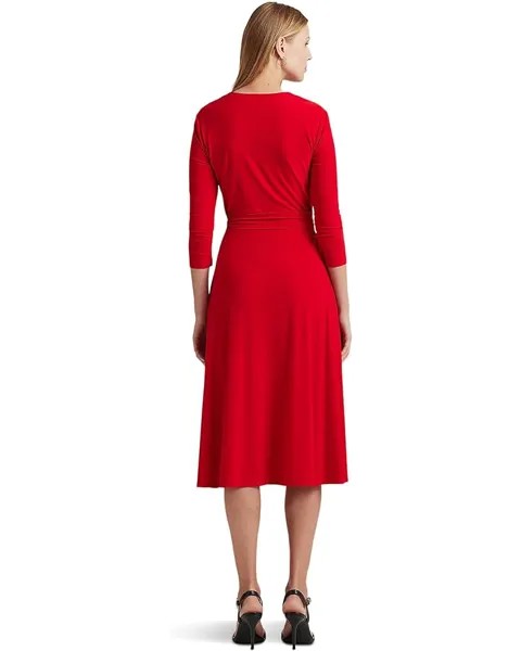 Платье LAUREN Ralph Lauren Surplice Jersey Dress, цвет Martin Red