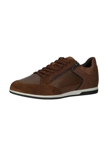 Кроссовки из замши/текстиля GEOX, цвет Mittelbraun