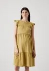 Платье из джерси OLMEVELYN LIFE CAP SLEVES FRILL DRESS Only Maternity, хаки