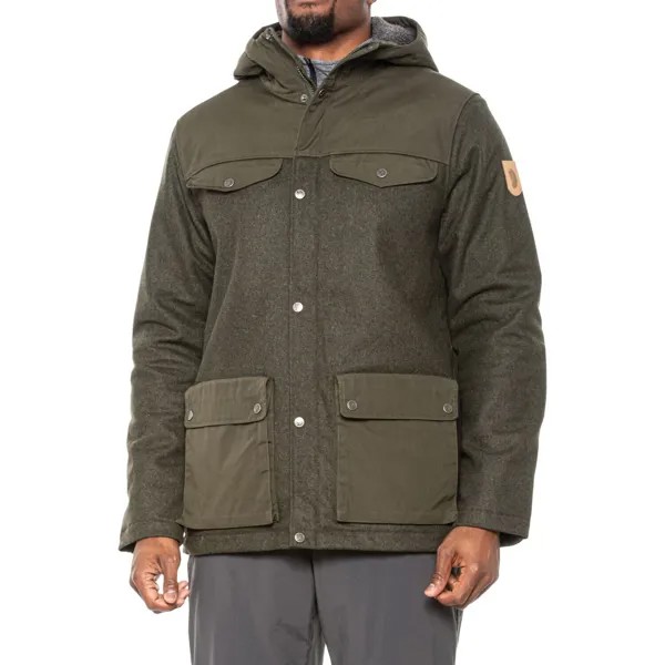 Мужская куртка Fjallraven Greenland Re-Wool, размеры S-XXL, Deep Forest, новинка