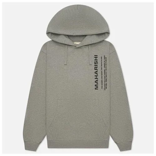 Мужская толстовка maharishi Miltype Hoodie серый , Размер S