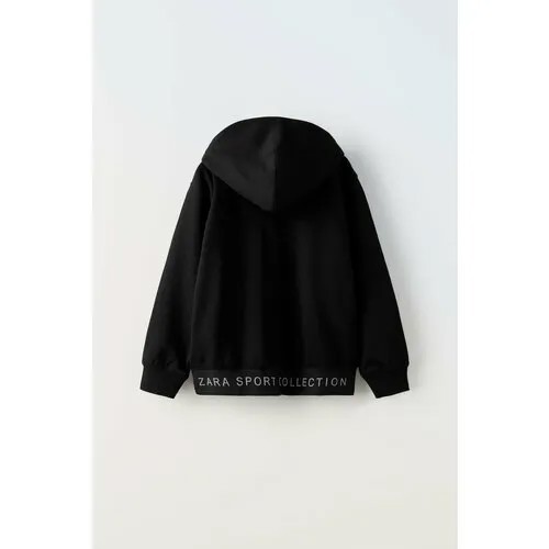 Джинсовая куртка Zara, размер 13-14 лет (164 cm), черный