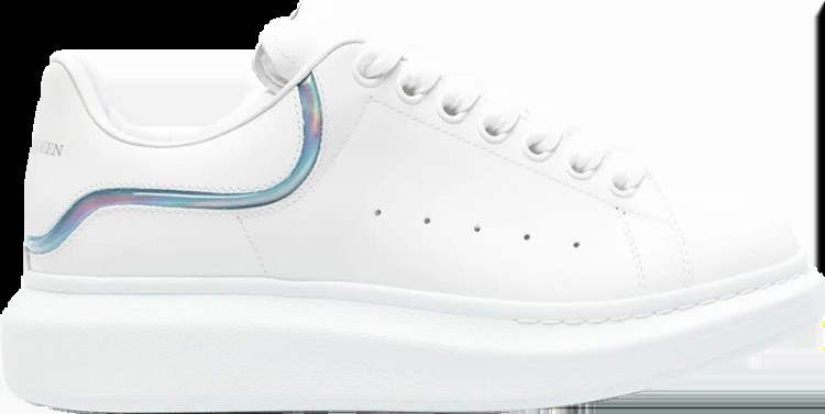 Кроссовки Alexander McQueen Oversized Sneaker 'White Paradise Blue', белый
