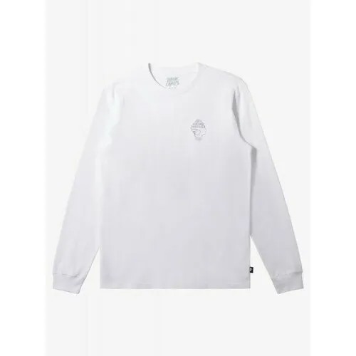 Лонгслив Quiksilver, размер M, , белый