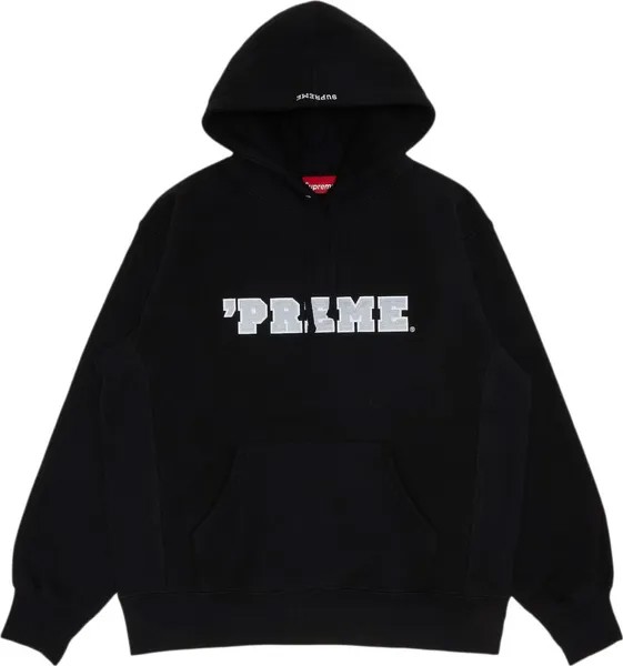Толстовка Supreme 'Preme Hooded Sweatshirt 'Black', черный