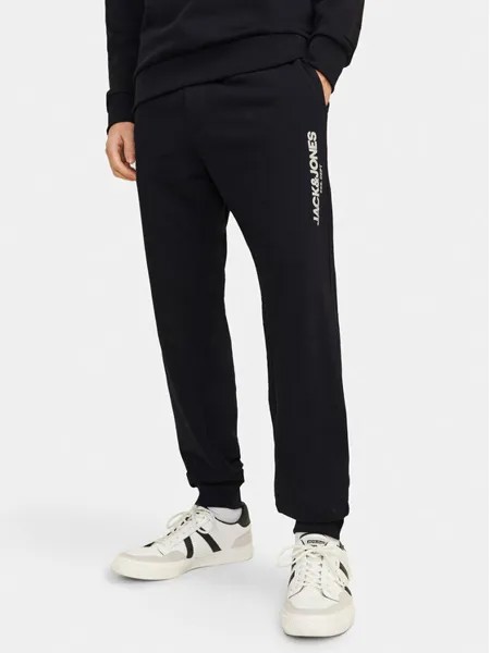 Спортивные брюки стандартного кроя Jack&Jones, черный
