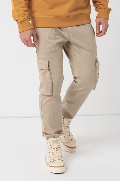 Брюки-Карго с регулируемой талией Calvin Klein Jeans, бежевый