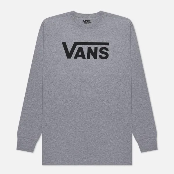Мужской лонгслив Vans Classic серый, Размер S