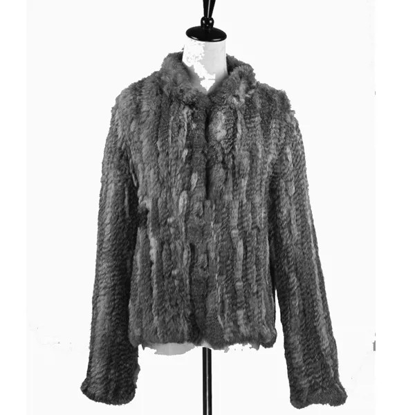Лидер продаж в Бразилии, пальто большого размера из натурального меха, куртки для женщин, вязаная Толстая куртка из кроличьего меха, женская...