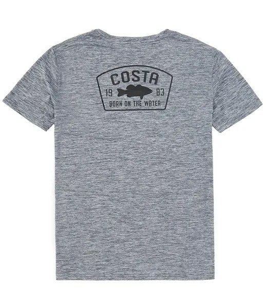 Футболка Costa с короткими рукавами Tech Arco Performance Fit, серый