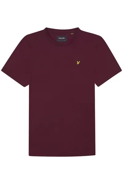 Футболка Lyle & Scott, бордо