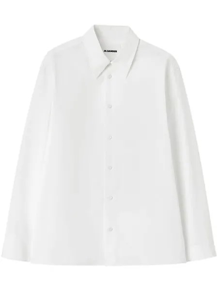 Jil Sander рубашка с длинными рукавами, белый