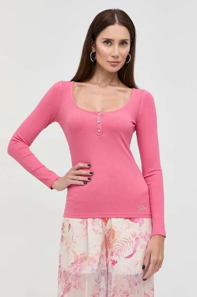 Рубашка с длинным рукавом Guess, розовый
