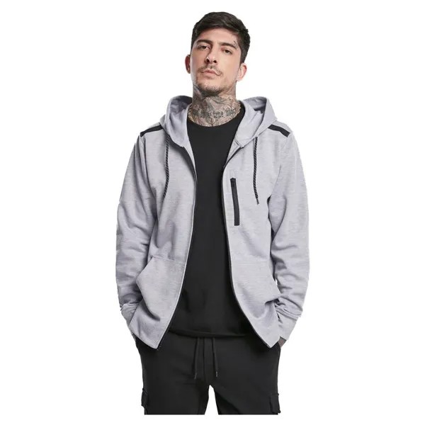 Толстовка Southpole Taped Fleece Full Zip, серый