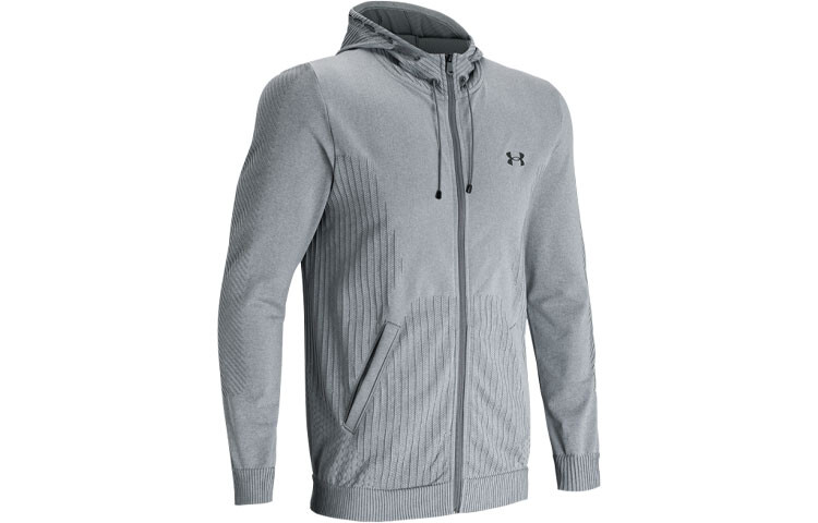 Куртка Rush мужская Deep Wolf Grey Under Armour, темно-серый
