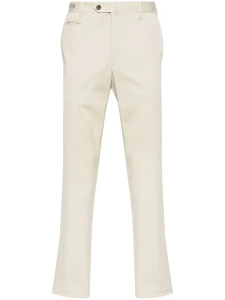 Corneliani зауженные брюки, нейтральный цвет