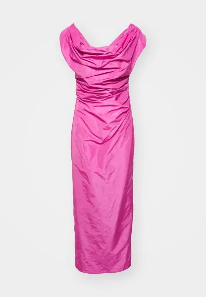 Длинное платье Andrea Dress STAUD, пунш