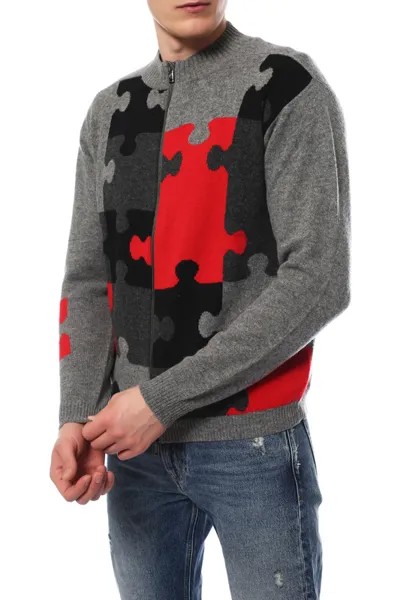 Кардиган мужской J.C. DE CASTEL BAJAC I9 J 5229 1505 серый 58