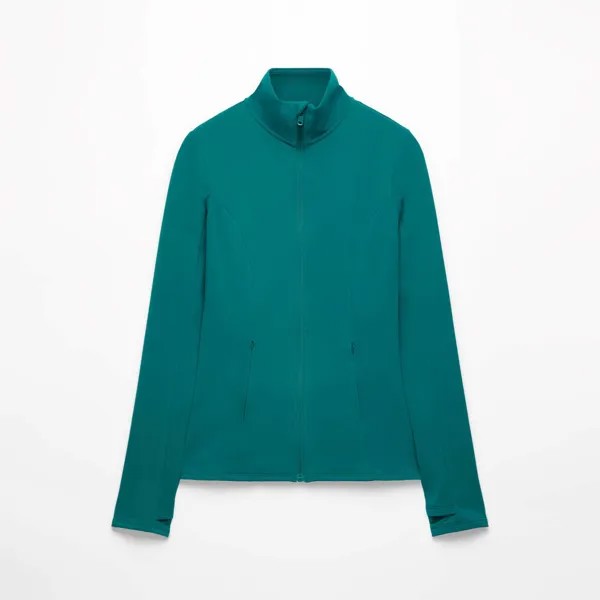 Куртка Oysho Light And Warm Technical, зеленый