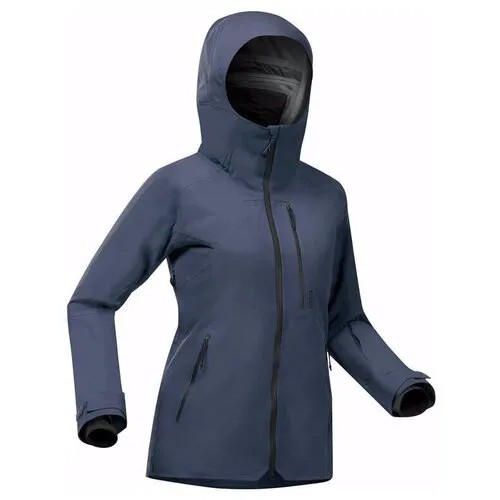 Куртка лыжная для фрирайда женская цвет темно-синий размер EU XS/RU 42 FR500 PADDING Х Decathlon