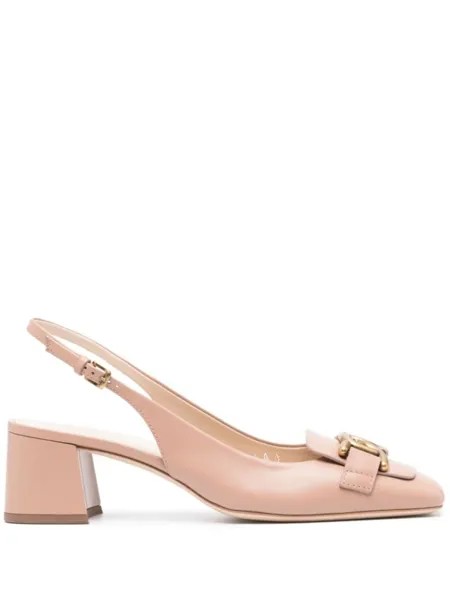 Tod's туфли Kate 50 с ремешком на пятке, нейтральный цвет