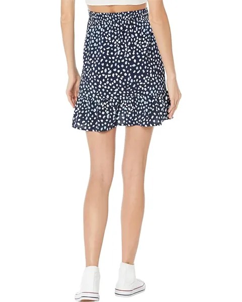 Юбка Roxy Girls Night Out, цвет Mood Indigo Wild Dots