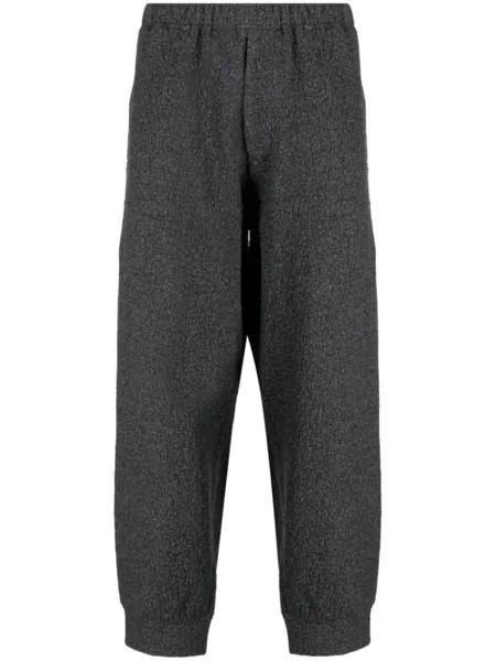 Меланжевые брюки Yohji Yamamoto, серый