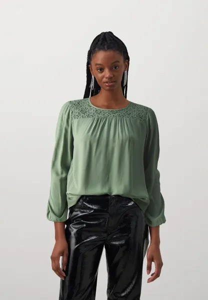 Блузка VMLILOU O NECK Vero Moda, цвет laurel wreath