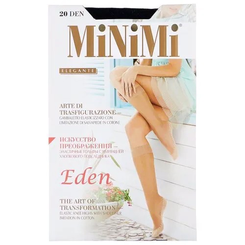 Капроновые гольфы Eden 20 den 1 пара MiNiMi, 0 (one size), nero