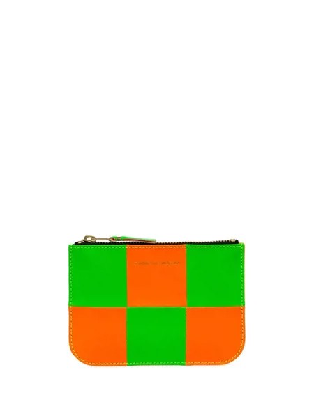 Comme Des Garçons Wallet клатч Fluo Square на молнии