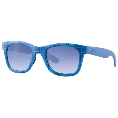 Солнцезащитные очки Italia Independent, вайфареры, оправа: пластик, градиентные, с защитой от УФ, синий