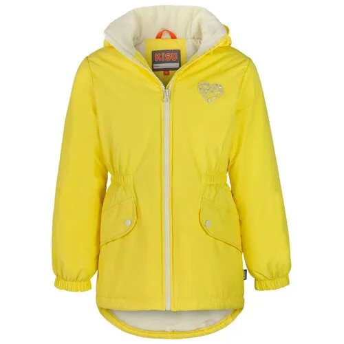Куртка KISU, размер 116, желтый