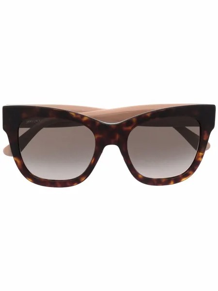 Jimmy Choo Eyewear солнцезащитные очки в оправе 'кошачий глаз'