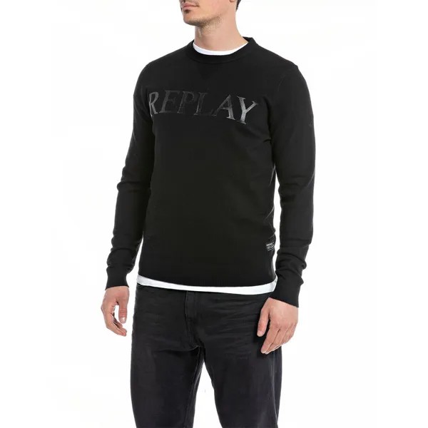 Свитер Replay UK2505.000.G23138 Crew Neck, черный