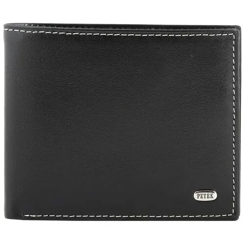 Портмоне Petek 1855 179.000.KD1, фактура гладкая, черный