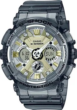 Японские наручные  женские часы Casio GMA-S120GS-8A. Коллекция G-Shock