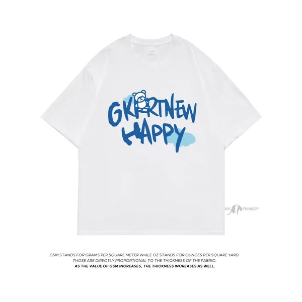Летняя модная уличная футболка Neploha 2023 с буквенным принтом, мужская повседневная качественная хлопковая футболка, Двусторонняя Футболка 5xl, одежда унисекс